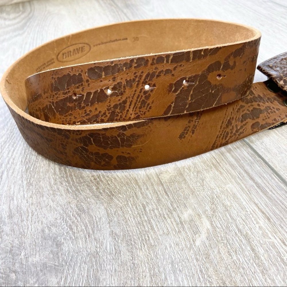 Brave Beltworks Western Italian Leather Belt - Picture 7 of 8